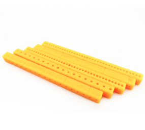 Kunststof profiel blauw