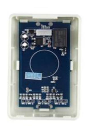 Exit button capacitief