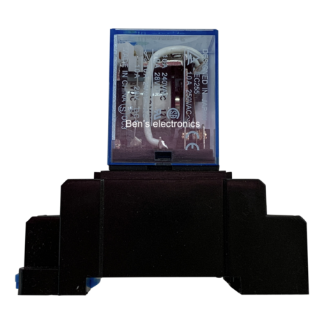 12v relais LY2N-J inclusief steekvoet 12v relais LY2N-J inclusief steekvoet