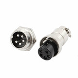 Chassis connector 5 polig incl stekker (set)