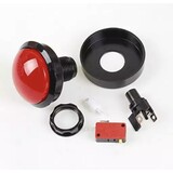 Arcade 63mm Button Rood