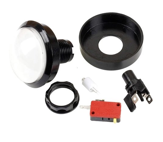 Arcade 63mm Button Wit Arcade 63mm Button Wit