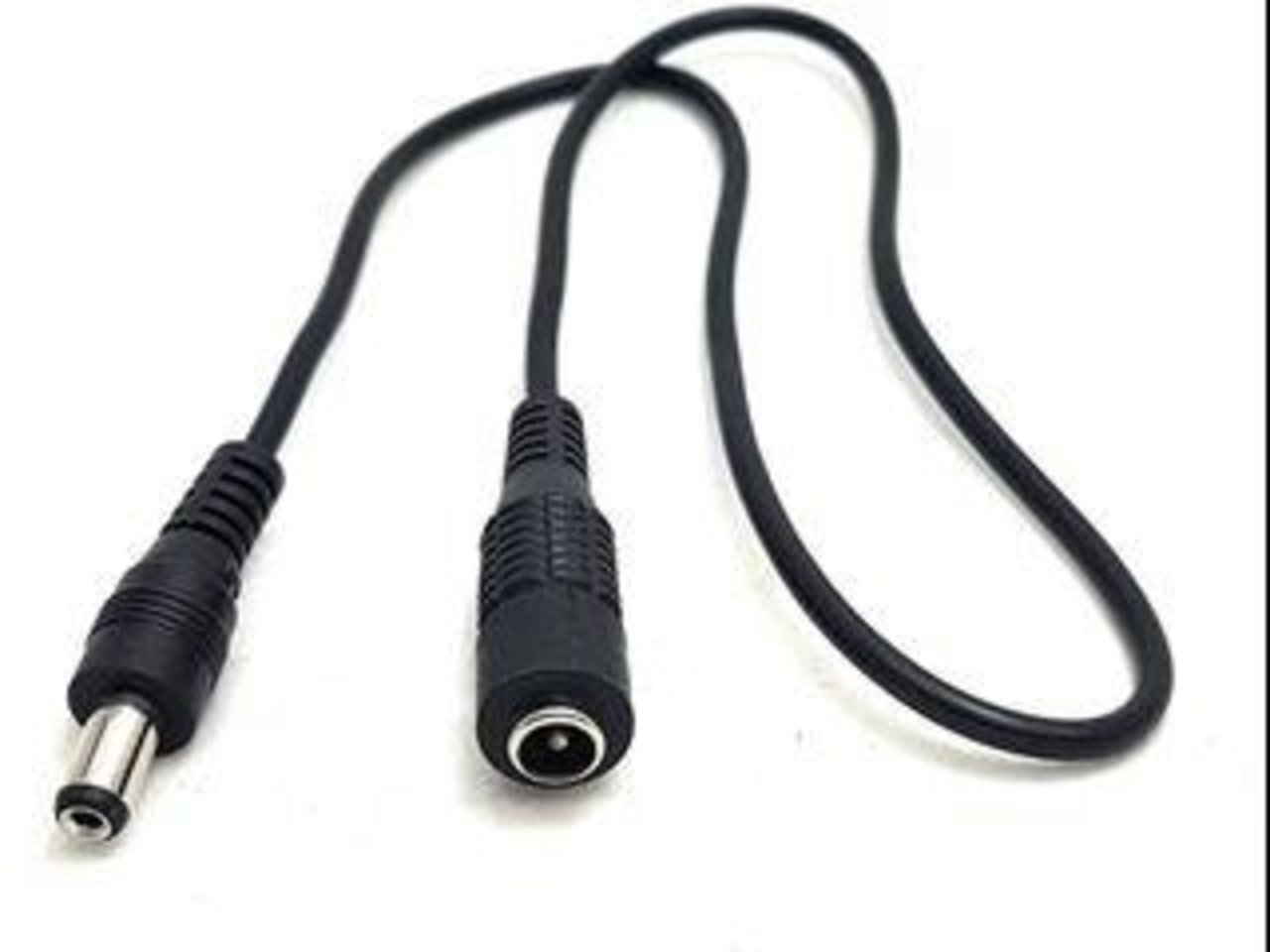 Verlengkabel 5.5 x 2.1 dc male female 45cm