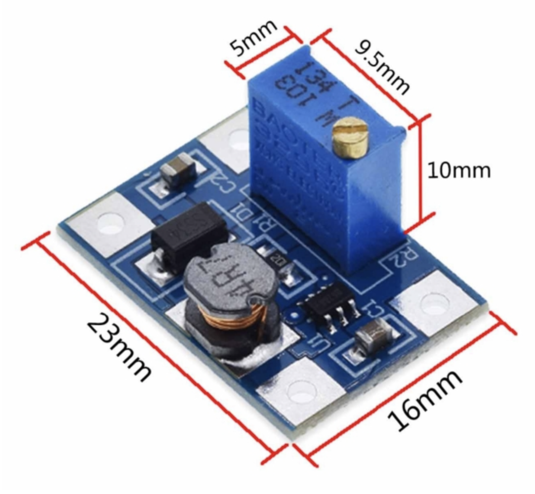 SX1308 2A Step Up Power Module SX1308 2A Step Up Power Module