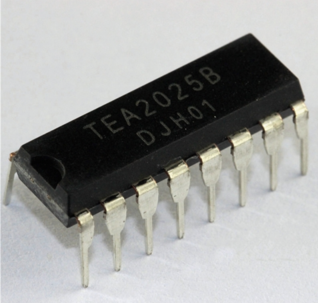 TEA2025B 2 kanaals audio versterker ic TEA2025B 2 kanaals audio versterker ic