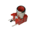 RCA tulp print connector rood RCA tulp print connector rood