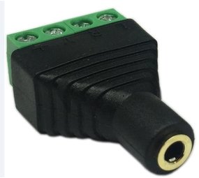 Stereo Jack contra 3.5mm schroef terminal Stereo Jack contra 3.5mm schroef terminal