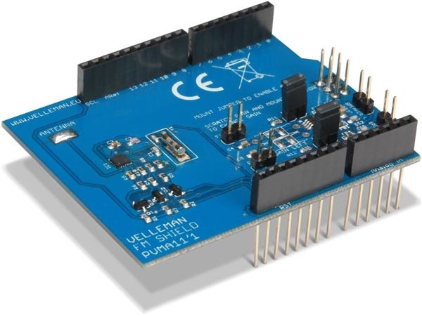 Fm radio shield voor Arduino® Fm radio shield voor Arduino®
