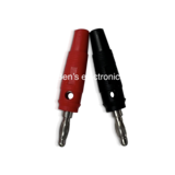 Banaan stekker set zwart en rood