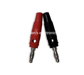 Banaan stekker set zwart en rood