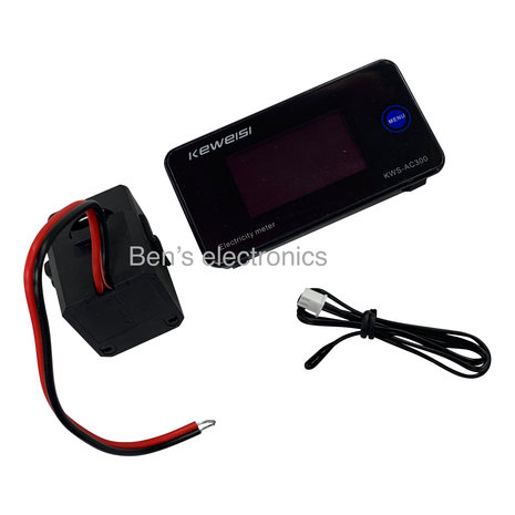 Digitale vermogensmeter 50-300Vac 0-100A Digitale vermogensmeter 50-300Vac 0-100A