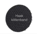 22mm klittenband rondjes 5 setjes