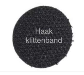 22mm klittenband rondjes 5 setjes 22mm klittenband rondjes 5 setjes