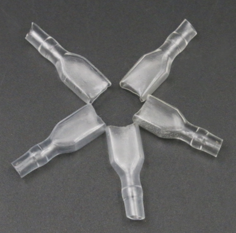 Kabelschoentjes 2,8mm niet geïsoleerd set Kabelschoentjes 2,8mm niet geïsoleerd set