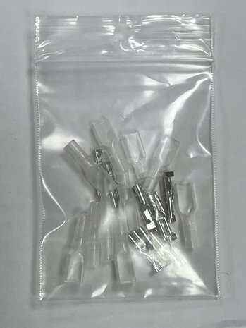 Kabelschoentjes 2,8mm niet geïsoleerd set Kabelschoentjes 2,8mm niet geïsoleerd set