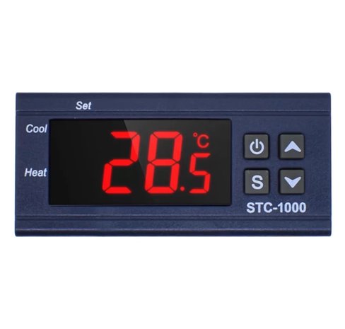 Thermostaat 2 kanaals 12v inbouw Thermostaat 2 kanaals 12v inbouw