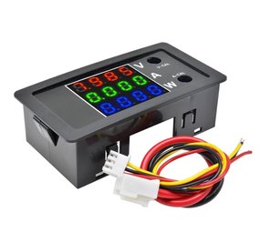 Digitale volt ampere vermogen meter voor inbouw Digitale volt ampere vermogen meter voor inbouw
