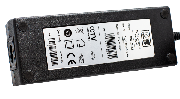 MW Power Voeding Adapter 12V 10A