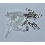 Kabelschoentjes 6,3mm niet geïsoleerd set 10 stuks