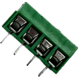 Schroef connector terminal groen 4 polig