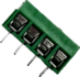 Schroef connector terminal groen 4 polig Schroef connector terminal groen 4 polig