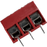 Schroefconnector terminal rood 3 polig