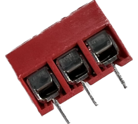 Schroefconnector terminal rood 3 polig Schroefconnector terminal rood 3 polig