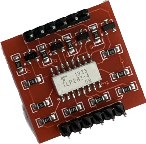 TLP281 4 kanaals optocoupler board TLP281 4 kanaals optocoupler board