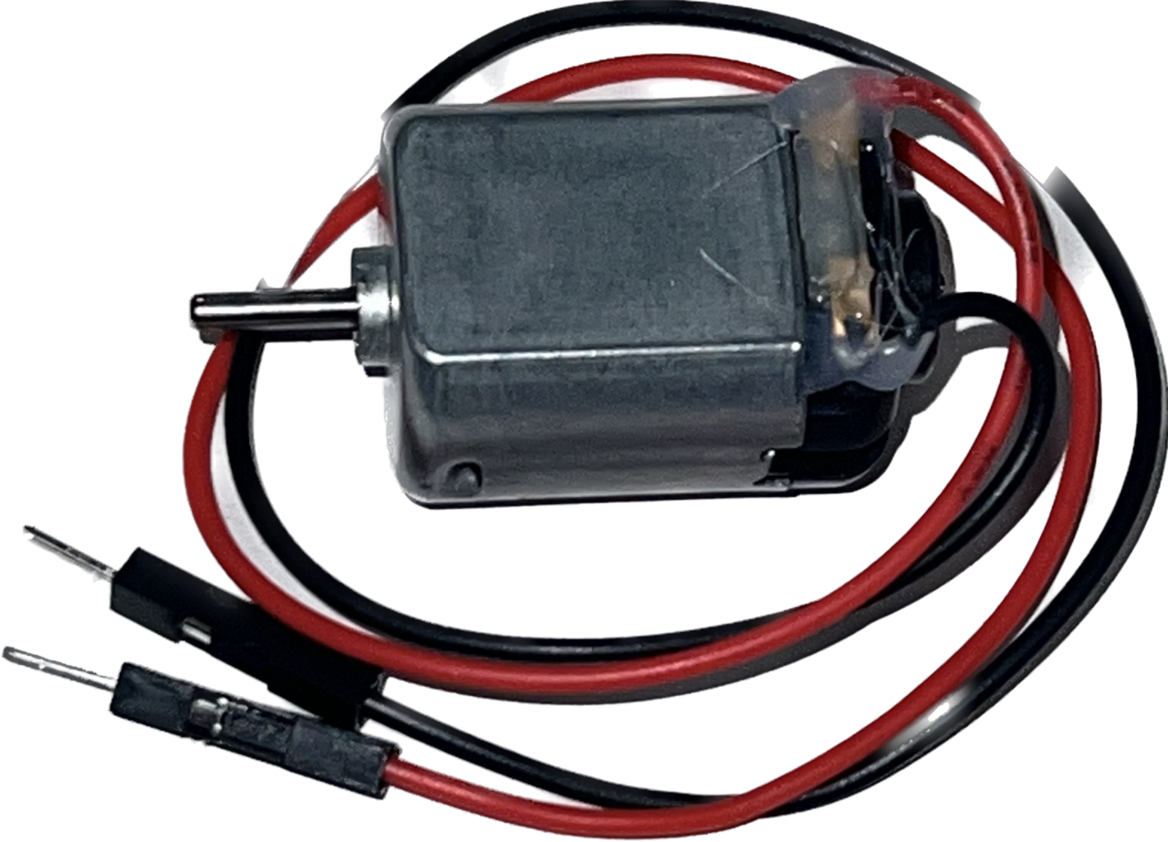 DC motor 3 - 6 Volt met 15cm male Dupont DC motor 3 - 6 Volt met 15cm male Dupont