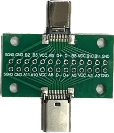 USB-C 3.1 Male / Female adapter board USB-C 3.1 Male / Female adapter board