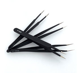 4-voudige antistatische pincet set 4-voudige antistatische pincet set