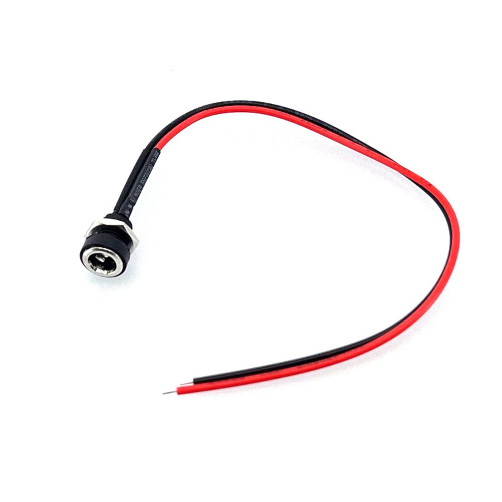 DC inbouw connector met kabel 5.5x2.1 DC inbouw connector met kabel 5.5x2.1