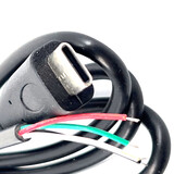 USB-C male kabel open eind 1M