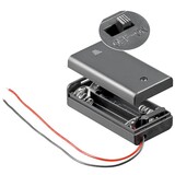 Batterij houder 2 x AA gesloten behuizing