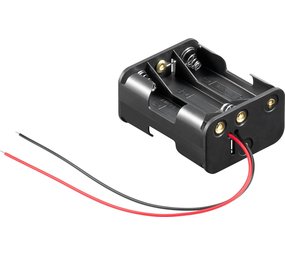6x AA  Batterijhouder 6x AA  Batterijhouder