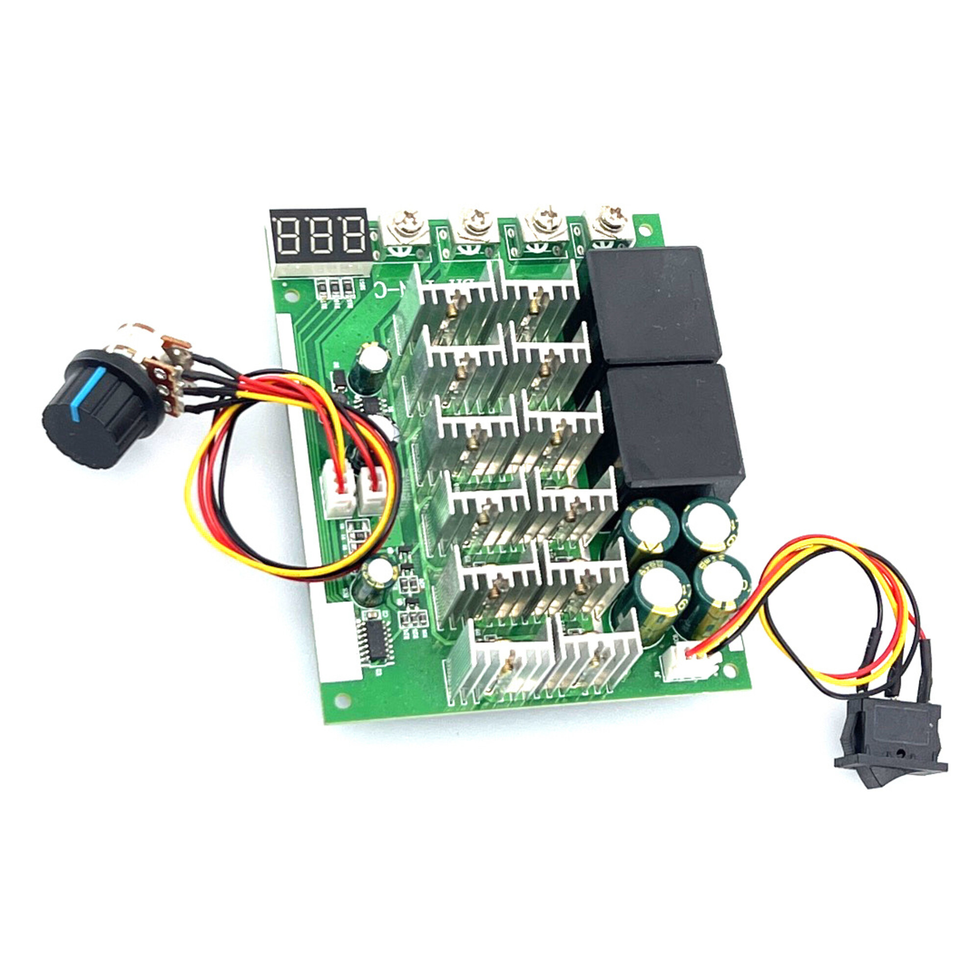 Pwm motor regelaar 10-55V 100A met omkeer schakelaar - Ben's electronics