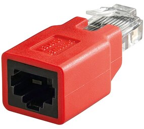 RJ45 Crossover Modular Adapter, CAT 5e RJ45 Crossover Modular Adapter, CAT 5e