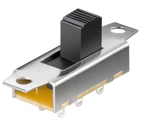 Schuifschakelaar - 2X wisselcontact