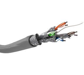 CAT 6 netwerkkabel, S/FTP (PiMF), grijs 100m CAT 6 netwerkkabel, S/FTP (PiMF), grijs 100m