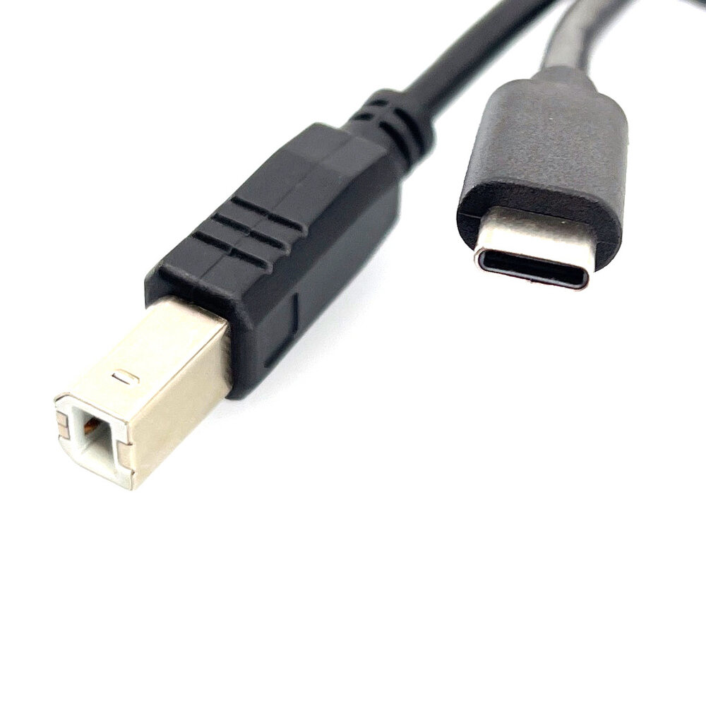 USB-C naar USB-B kabel 145cm USB-C naar USB-B kabel 145cm