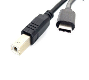 USB-C naar USB-B kabel 145cm USB-C naar USB-B kabel 145cm