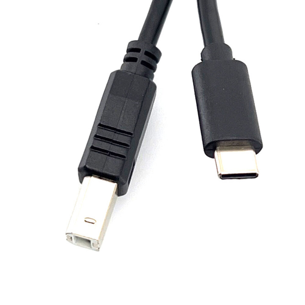 USB-C naar USB-B kabel 145cm USB-C naar USB-B kabel 145cm