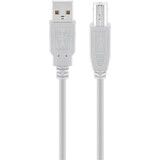 USB 2.0 Hi-Speed Kabel, grijs