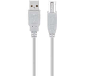 USB 2.0 Hi-Speed Kabel, grijs USB 2.0 Hi-Speed Kabel, grijs