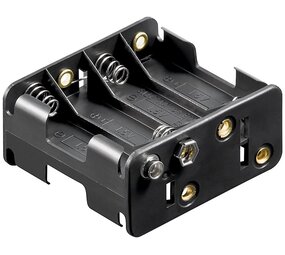 8x AA penlite batterijhouder 8x AA penlite batterijhouder