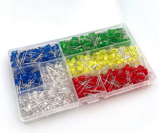 Led set 500 stuks 5mm Led set 500 stuks 5mm