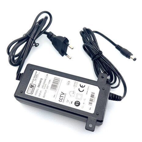 MW Power Geschakelde voeding Adapter 12V 5A