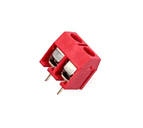 Schroefconnector rood 2 polig Schroefconnector rood 2 polig