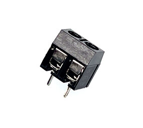 Schroefconnector zwart 2 polig Schroefconnector zwart 2 polig