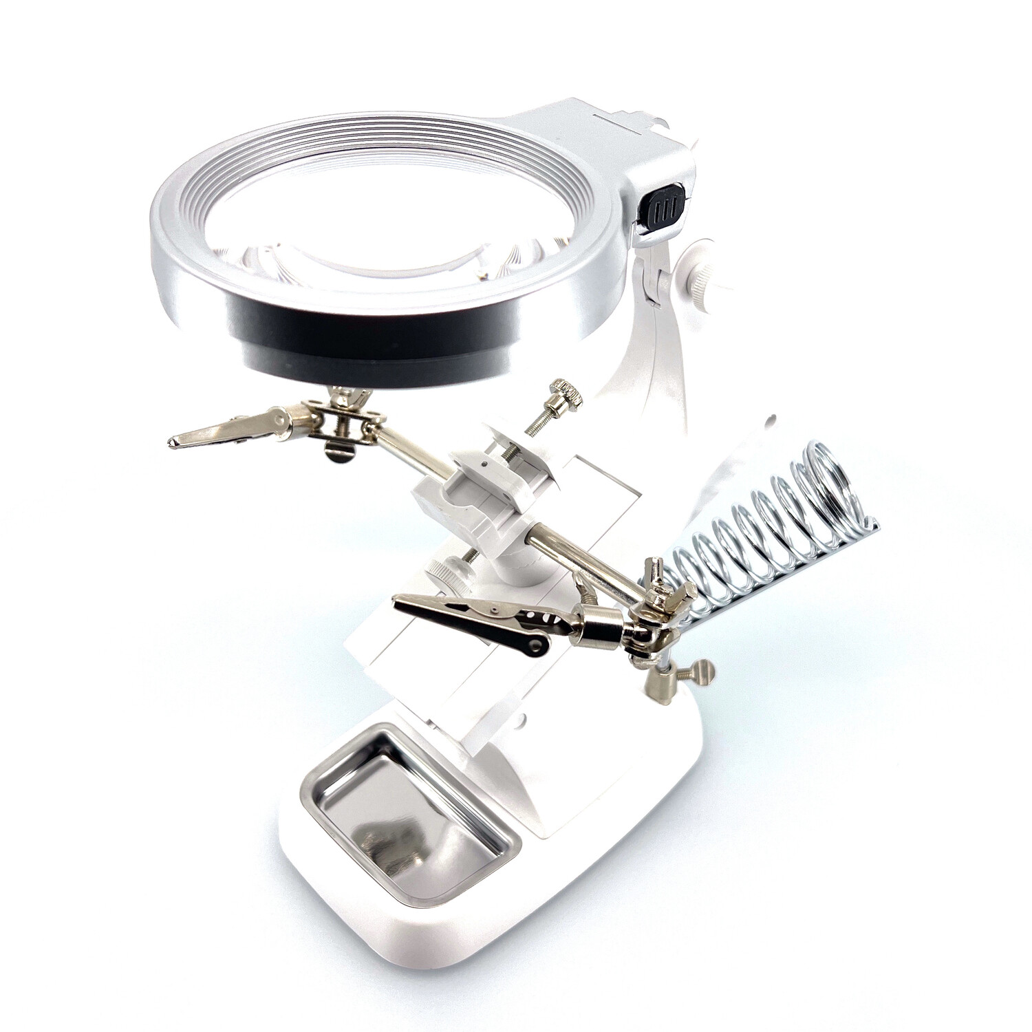 Velleman Vthhsc Derde Hand Met Vergrootglas 3x Met Soldeertools